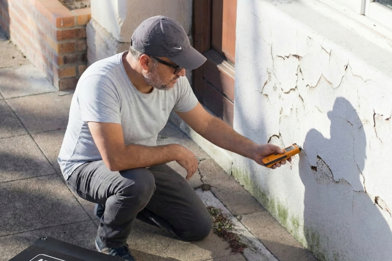 Traitement de l'humidité des murs par injection
